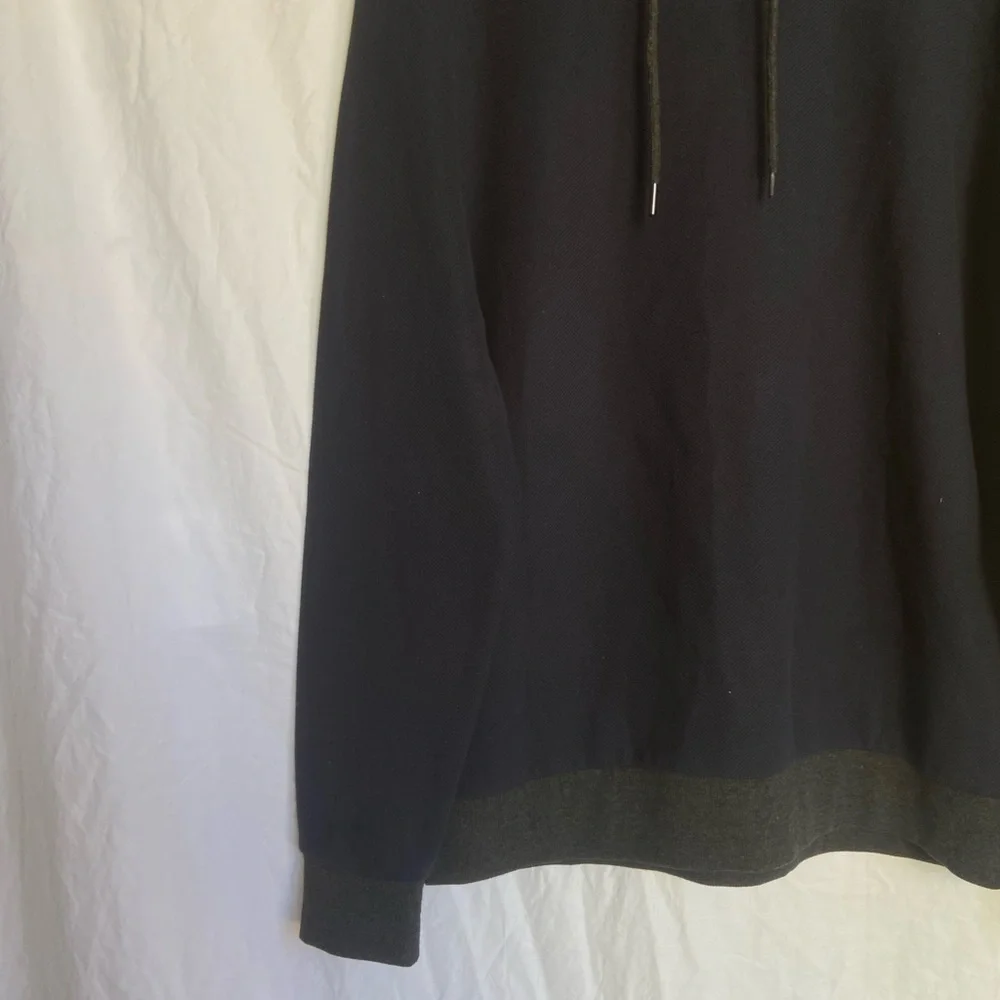 Robert Barakett Long-Sleeve Crossover Mockneck sweater Size Large